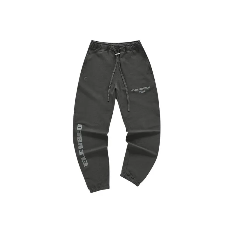 FILA FUSION Knitted Sweatpants Unisex Black-0
