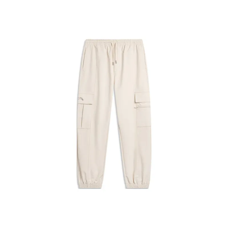 LiNing Skateboard Knitted Sports Pants Men's Grit Ash-0