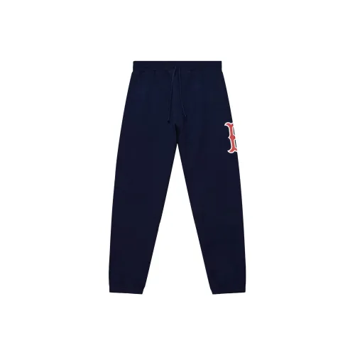 Mitchell Ness Knitted Sweatpants Men Dark Blue