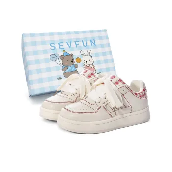 7 SEVFUN Low Top Skateboard Shoes Women's Box