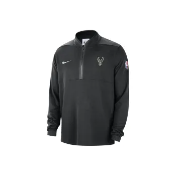Nike Milwaukee Bucks Men's Nike Nba 1/2 Zip Long Sleeve Top