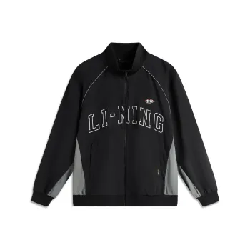 LiNing Sports Trend Series Trench Coat Men's Black