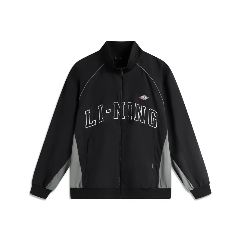 LiNing Sports Trend Series Trench Coat Men's Black-0