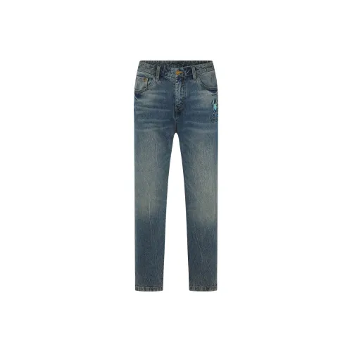 C'N'C Rhythm Party Series Jeans Men's Denim Blue