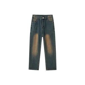 HELIPORT Jeans Unisex Yellow Mud