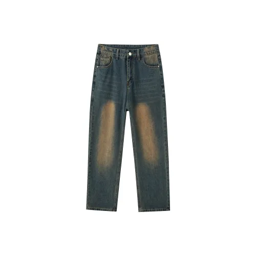 HELIPORT Jeans Unisex Yellow Mud
