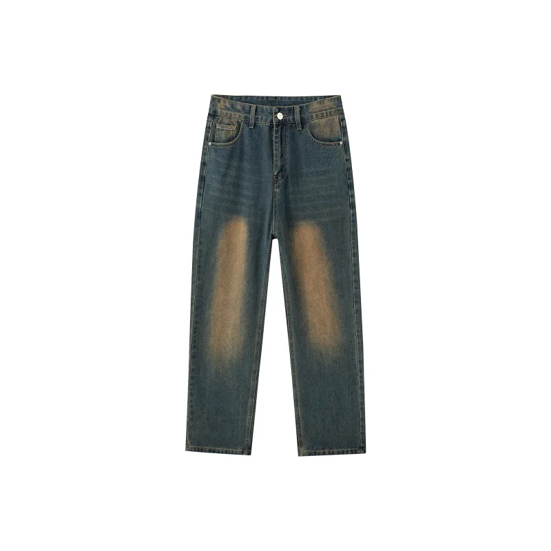 HELIPORT Jeans Unisex Yellow Mud-0
