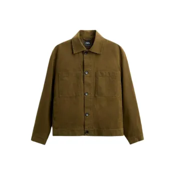 ZARA Jackets Coats Men's Yellow Green
