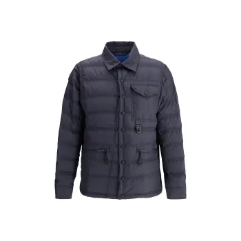 Moncler Lavachey Packable Down Shirt Jacket