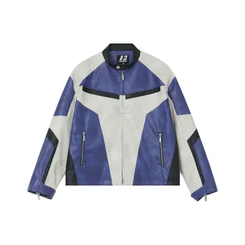 FORNINES Leather Jackets Unisex
