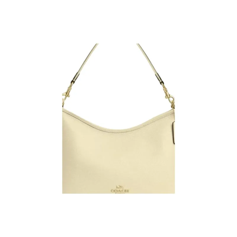 COACH LAUREL Leather One Shoulder Handbag Tubas Women's Beige Yellow-3