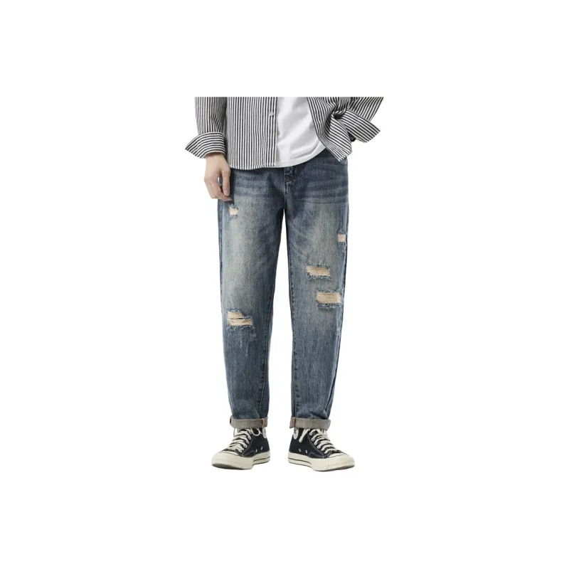 Dme Jeans Unisex Blue-0
