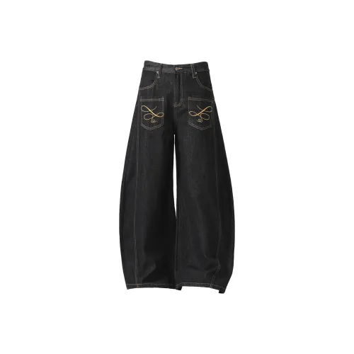 FAIRWHALE Jeans Unisex Black