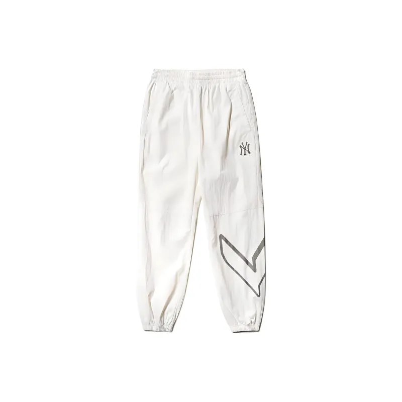 MLB New York Yankees Knitted Sports Pants Men's White-0
