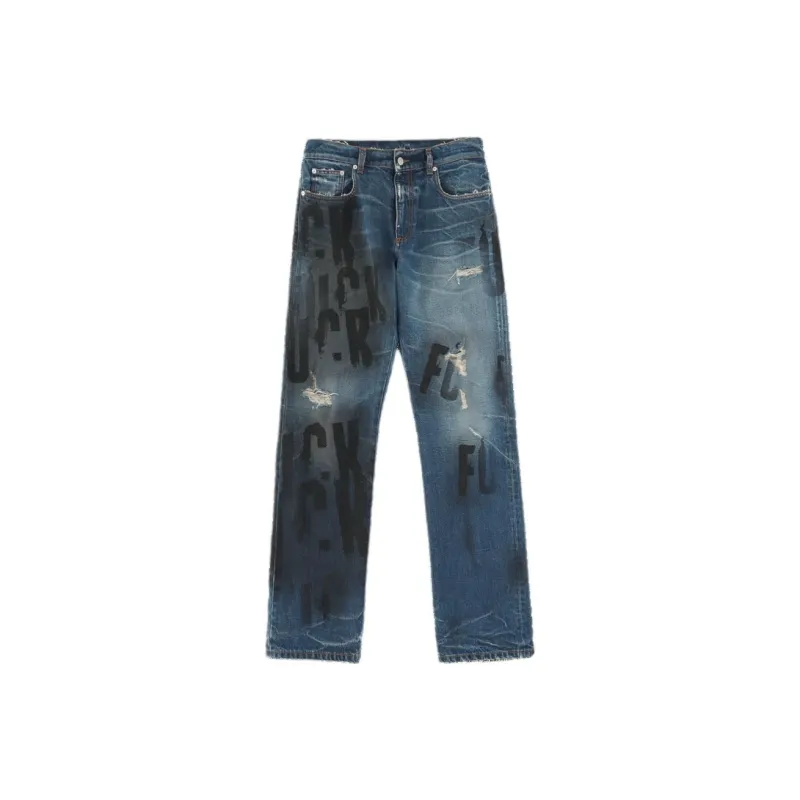 1017 ALYX 9SM Distressed effect Straight leg Jeans-0