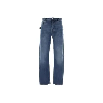 Bottega Veneta Medium Washed Straight Denim Jeans