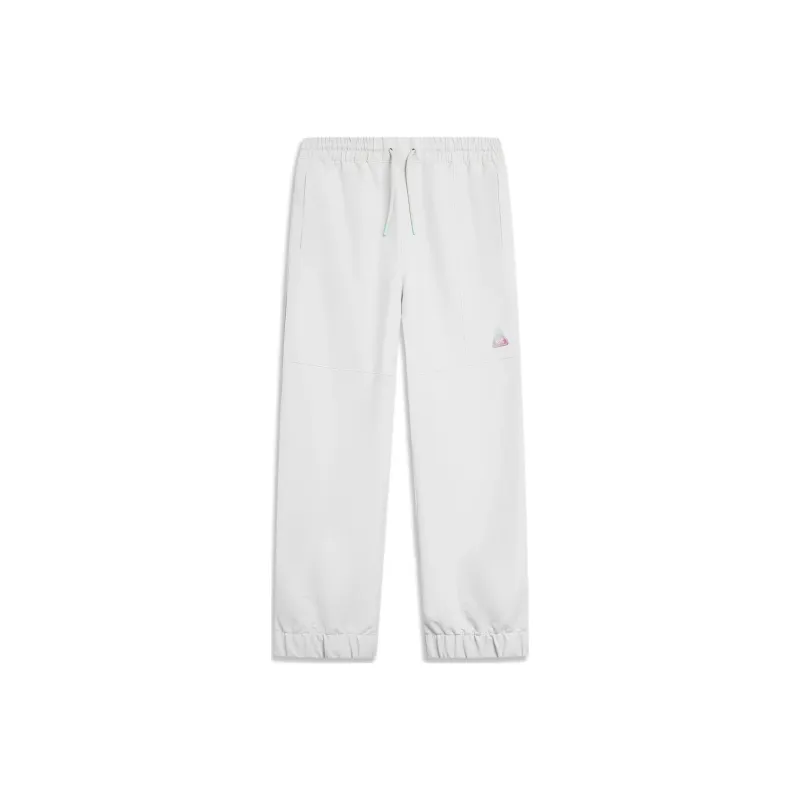 LiNing Wade Collection Bright Star In The Sky Knitted Sports Pants Unisex River Stone Gray-0