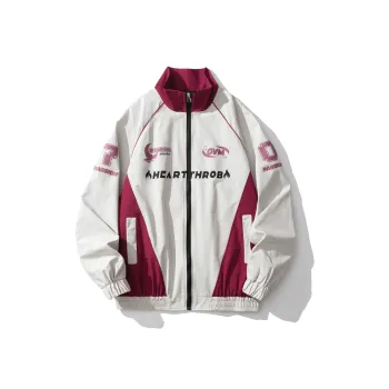 HOKLV Jackets Coats Unisex Red Apricot