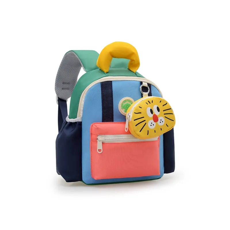 H YXIANG Nylon Backpack Regular Kids' Multicolor-6