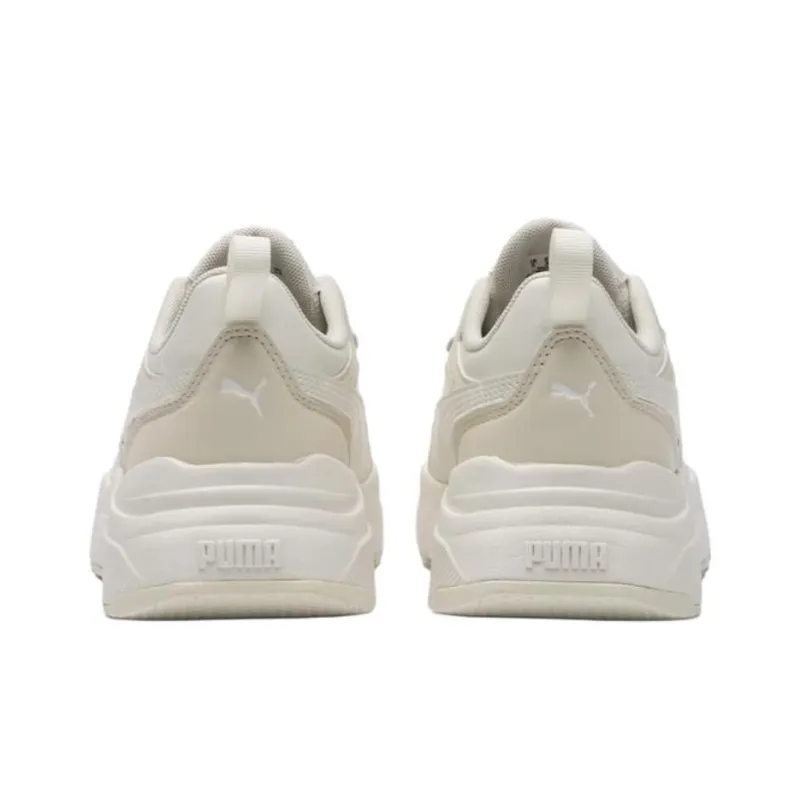PUMA Cassia Anti Slip Wear Resistant Low Top Casual Shoes Women's Beige-4