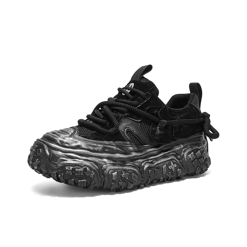 Yi Jiabao Anti Slip Wear Resistant Low Top Chunky Sneakers Men's-1