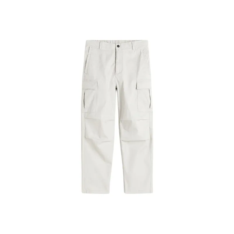 H&M Cargo Pants Unisex Light Gray-0