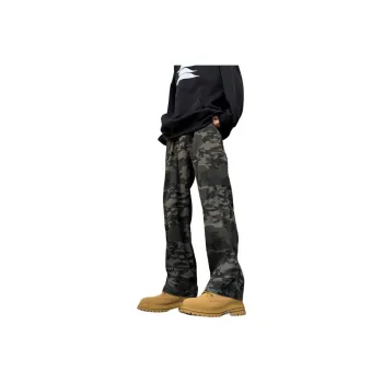SUNSETMONENT Jeans Unisex Camouflage