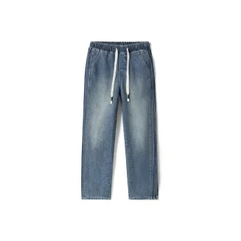 ZWWWZ Jeans Unisex Vintage Blue