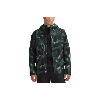 Lululemon Glyde City to Hike Waterproof Jacket Men Wave Cyan