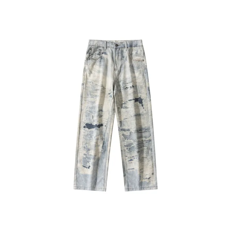 YINLEI Jeans Men Light Blue-0
