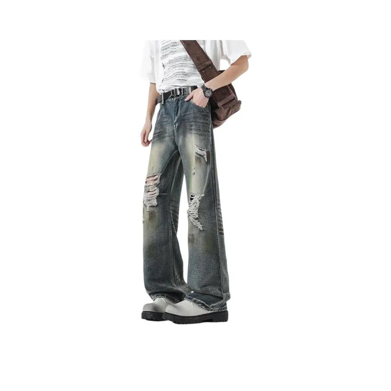 FALIAMS Jeans Unisex Washed Color-0