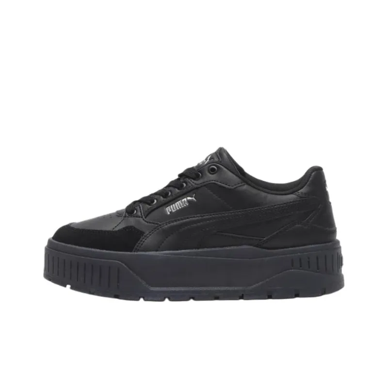 PUMA Karmen II Anti Slip Wear Resistant Low Top Casual Shoes Women's Black-0