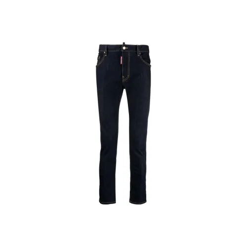 DSQUARED 2 Logo Patch Skater Jeans