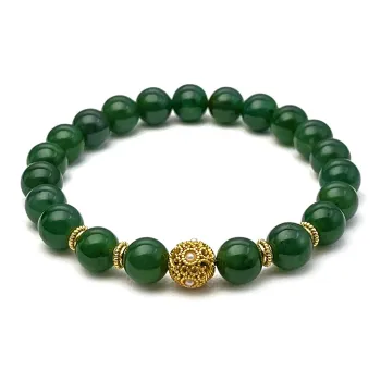PEARL QUEEN Hetian Jade Bracelets Jasper Unisex