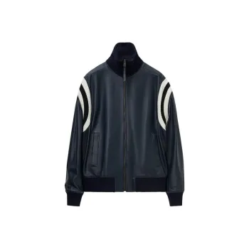 LOEWE High Waist Zip Up Bomber Jacket