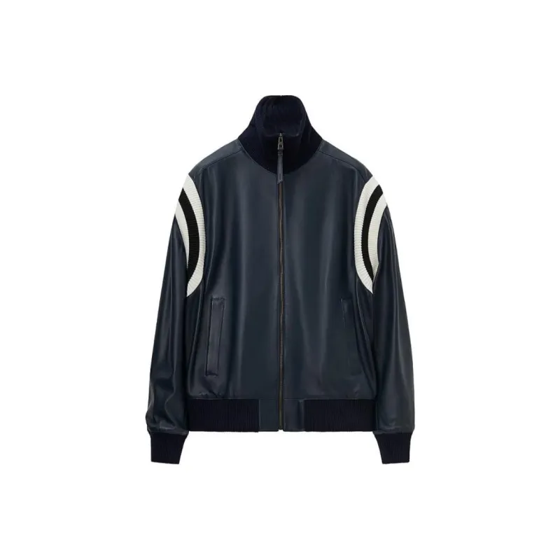 LOEWE High Waist Zip Up Bomber Jacket-0
