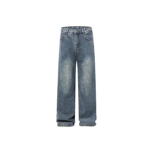 Ghost Mask Jeans Unisex Blue