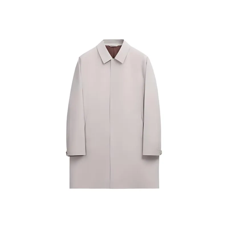 GOLDLION Trench Coat Men's Light Khaki 17-0