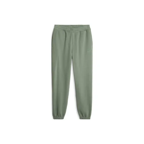 PUMA CLASSICS Sweatpants Fleece Knitted Sports Pants Men's Green