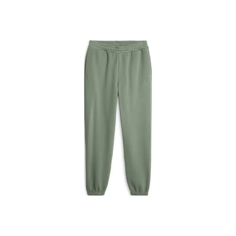 PUMA CLASSICS Sweatpants Fleece Knitted Sweatpants Men's Green-0