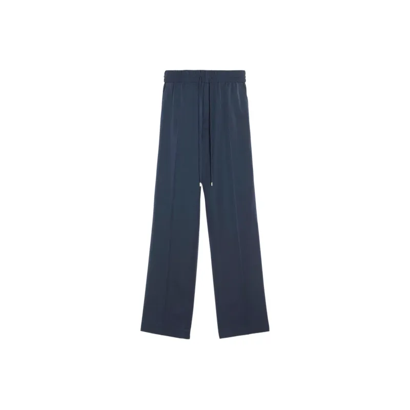 Lanvin Knitted Sweatpants Men Blue-0
