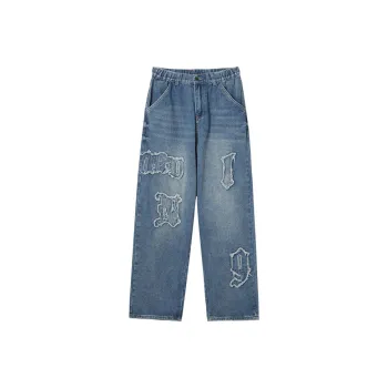 LOOKUN Jeans Unisex Blue