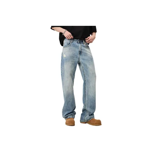 ALL IN Jeans Mens Elegant Apricot's Cloisonne Blue
