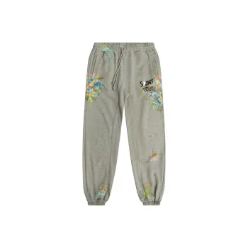 SSSAINT LOUIS Knitted Sweatpants Unisex Gray