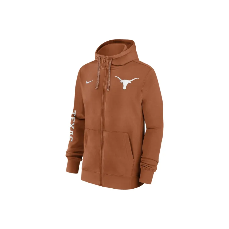 Nike Texas Longhorns Sideline Team Issue Men's Nike College Full Zip Hoodie-0