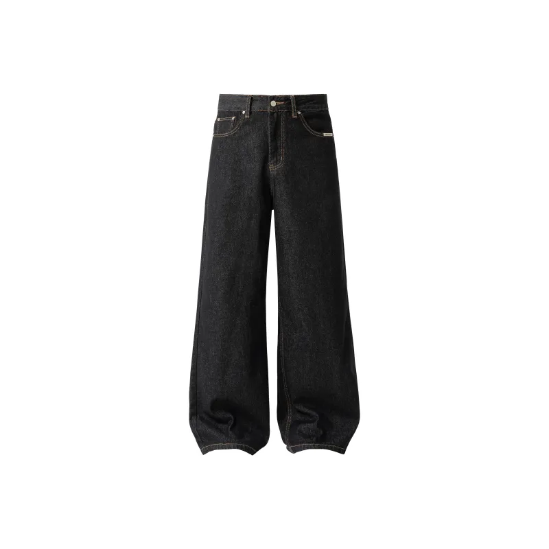 XINYINSU 25SS Jeans Unisex Black-0