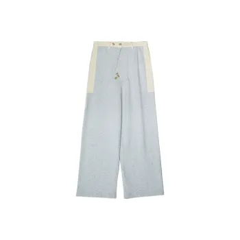 Umamiism Straight Casual Pants Unisex Gray
