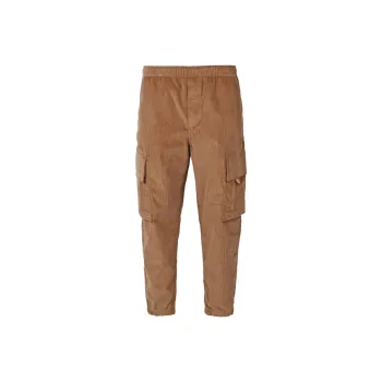 Burberry Logo Detail Corduroy Cargo Trousers
