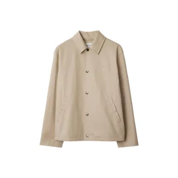 Burberry Ekd Embroidered Gabardine Jacket