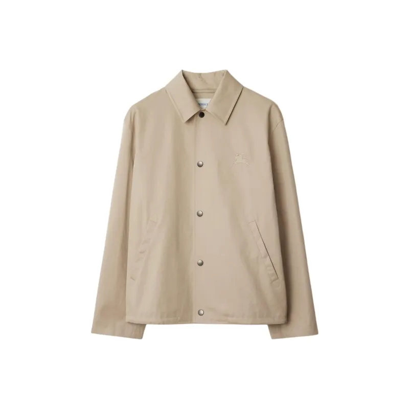 Burberry Ekd Embroidered Gabardine Jacket-0